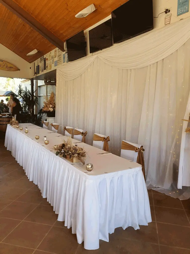 Function space arranged at Moore Park Beach Tavern